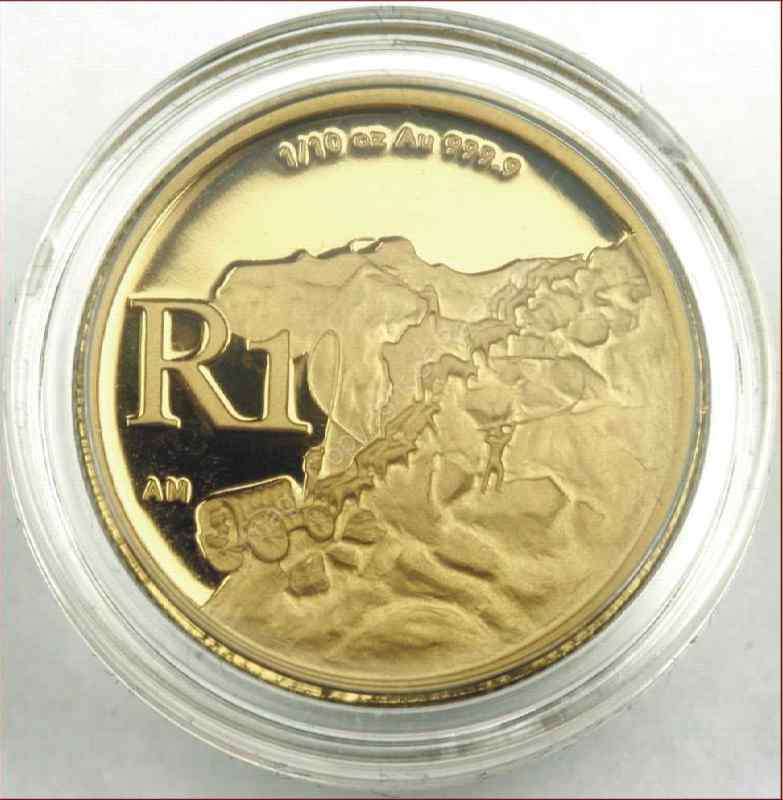 2007_Gold_One_Tenth_Cultural_Afrikaaner_Coin_rev