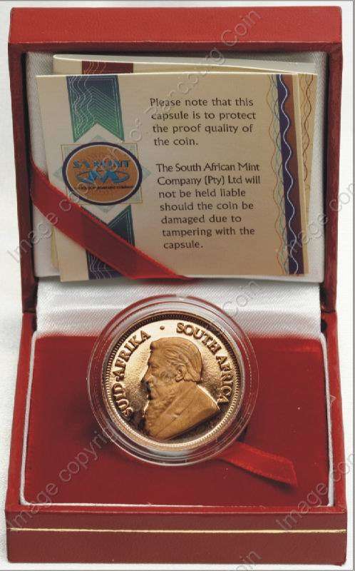 *#* 2002 SA Gold Proof Kruger Rand Half Ounce in Red Box with Cert *#*