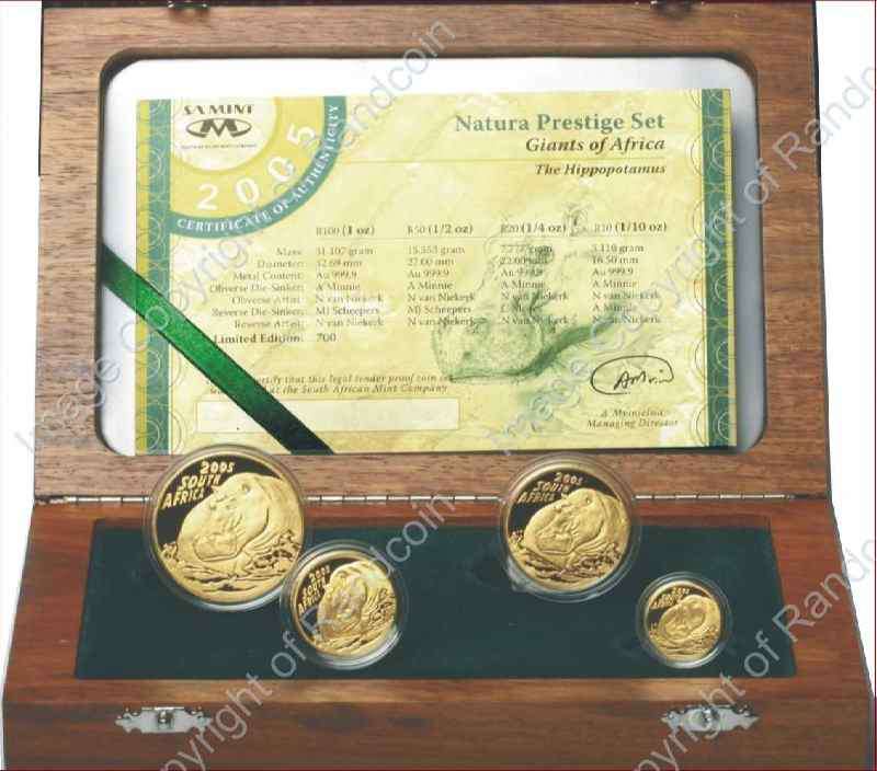 ### 2005 Natura Gold The Hippo Prestige Set ###