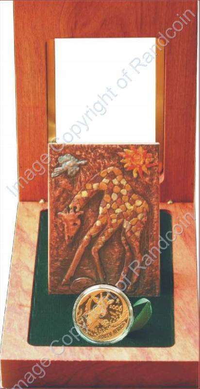 *#* SA Gold Natura 2006 1oz Giraffe Launch Set Mintage 282 *#*