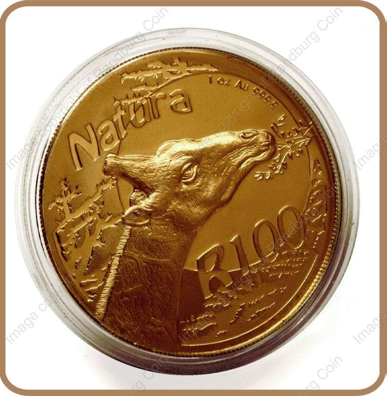 2006_Natura_Giraffe_1_oz_Gold_Coin_Figurine_Edition_rev