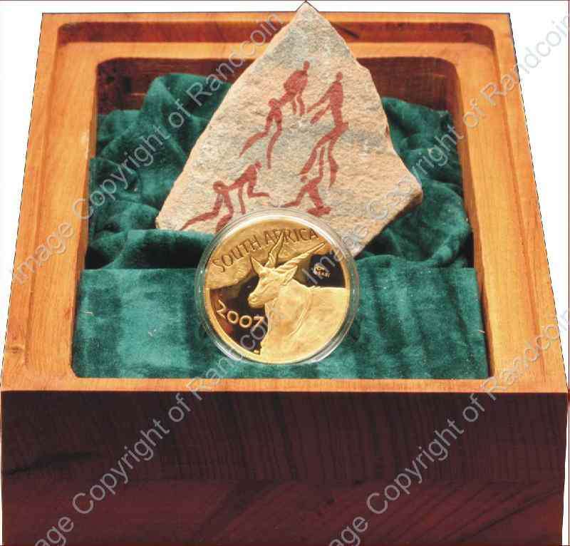 *#* SA Gold Natura 2007 1oz Eland Launch Set Mintage 243 *#*