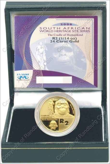 *#* 2006 Gold R2 Quarter Ounce Cradle of Humankind Heritage *#*