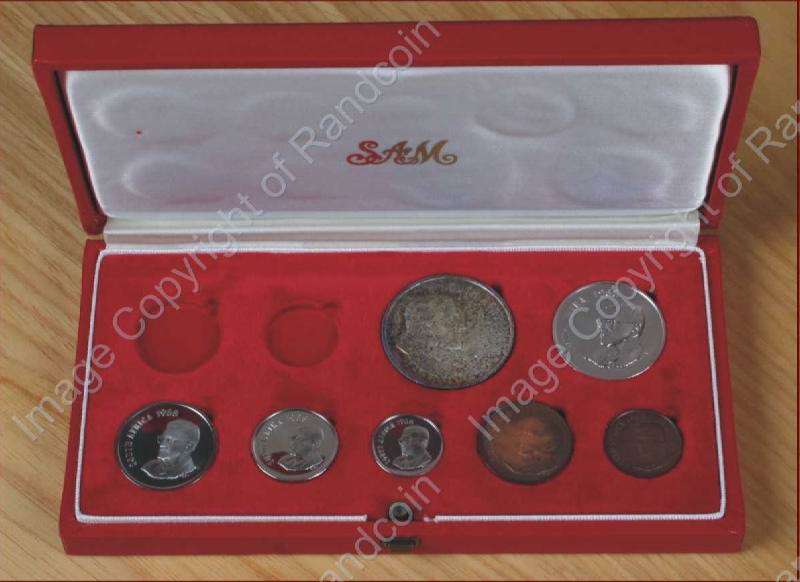 *#* 1968 Long Proof Set NO GOLD in Original SA Mint box !!! *#*
