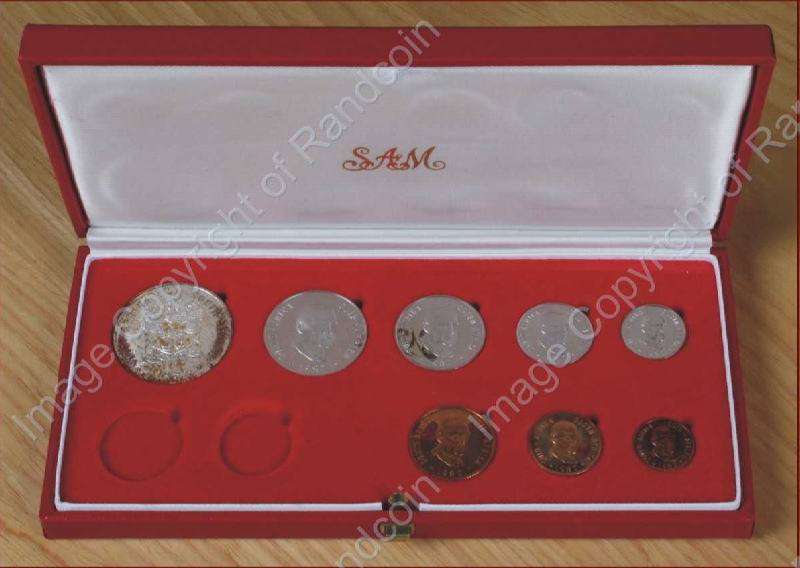 *#* 1982 Long Proof Set NO GOLD in Original SA Mint box !!! *#*