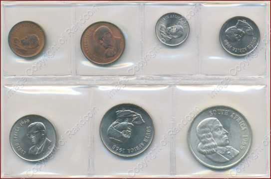 ### 1968 ENG SA Mint issued UNC set !!! ###