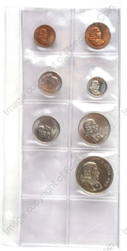 *#* @@ R1 Crazy @@ *#* 1965 SA Short Proof Set in Plastic Coin Sleeve *#*