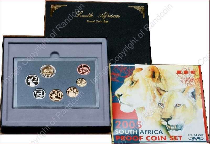 *#* 2005 SA Proof Set in Original SA Mint box Mintage 1944 *#*