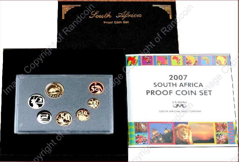 *#* 2007 SA Proof Set in Original SA Mint box *#*