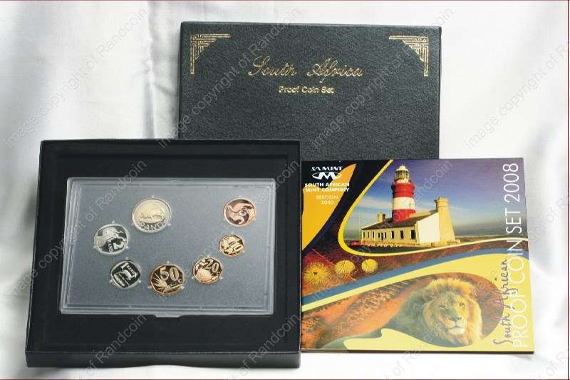 *#* 2008 SA Proof Set in Original SA Mint box *#*