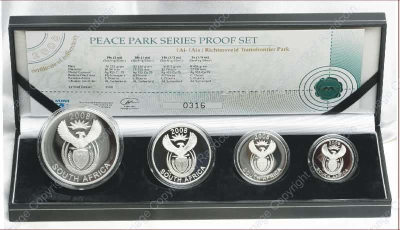 SA_2008_Silve_Proof_Richtersveld_Peace_Park_Box_open_ob