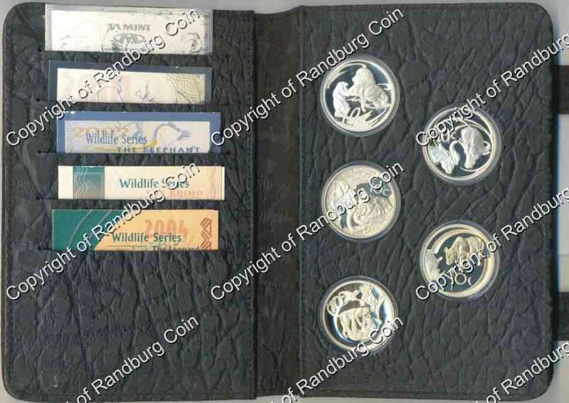 *#* Big5 Leather Wallet 10 Cents (1/2oz) Silver Set *#*