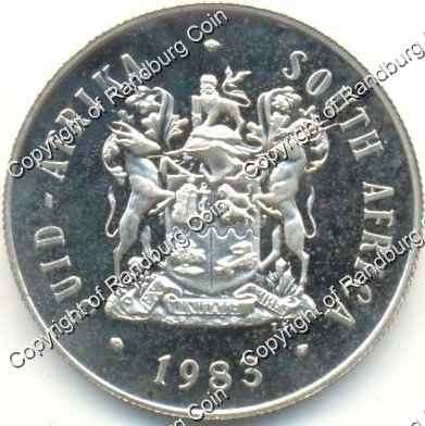 *#* SA 1983 Silver R1 Proof Coat of Arms Mintage 14 135*#*