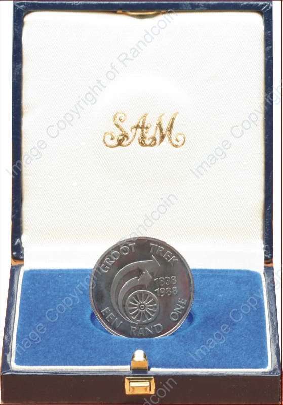 *#* SA Silver R1 Proof 1988 Groot Trek *#*
