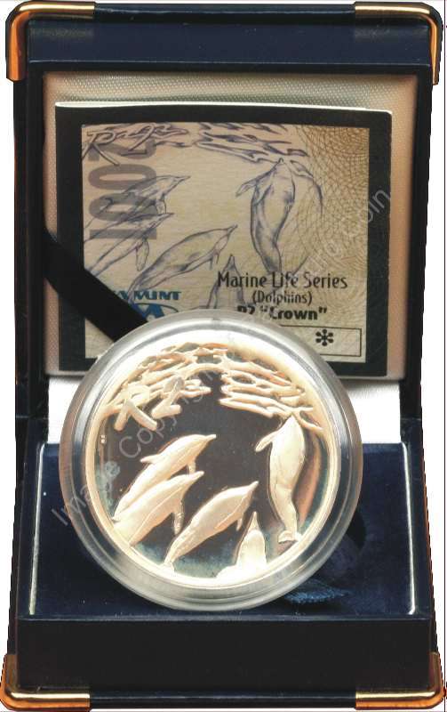 *#* SA Silver R2 Proof 2001 Dolphins Mintage 2 987*#*