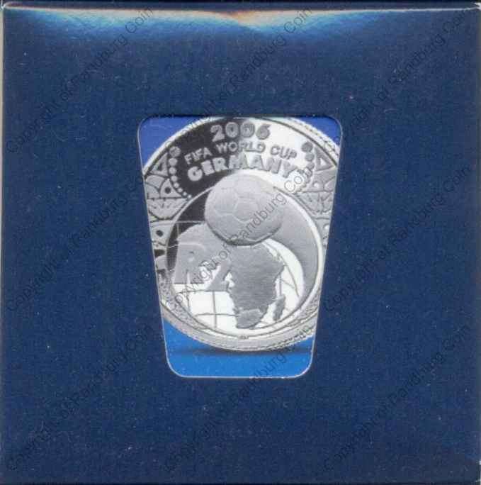 *#* 2005 SA Silver R2 Proof International FIFA Coin *#*