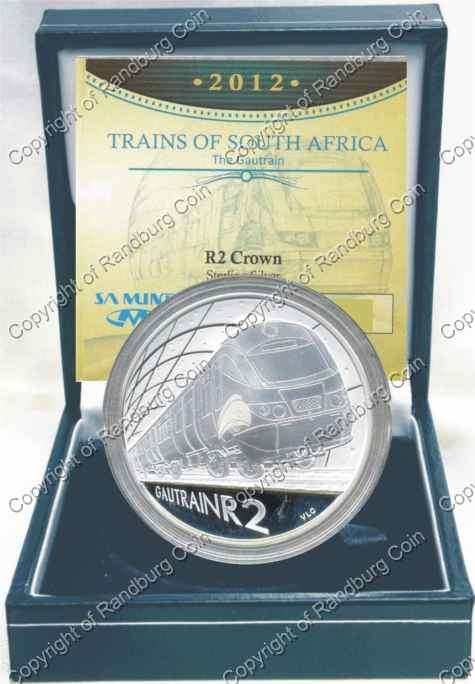 *#* SA Silver R2 Proof 2012 Gautrain Mintage 1 000 *#*