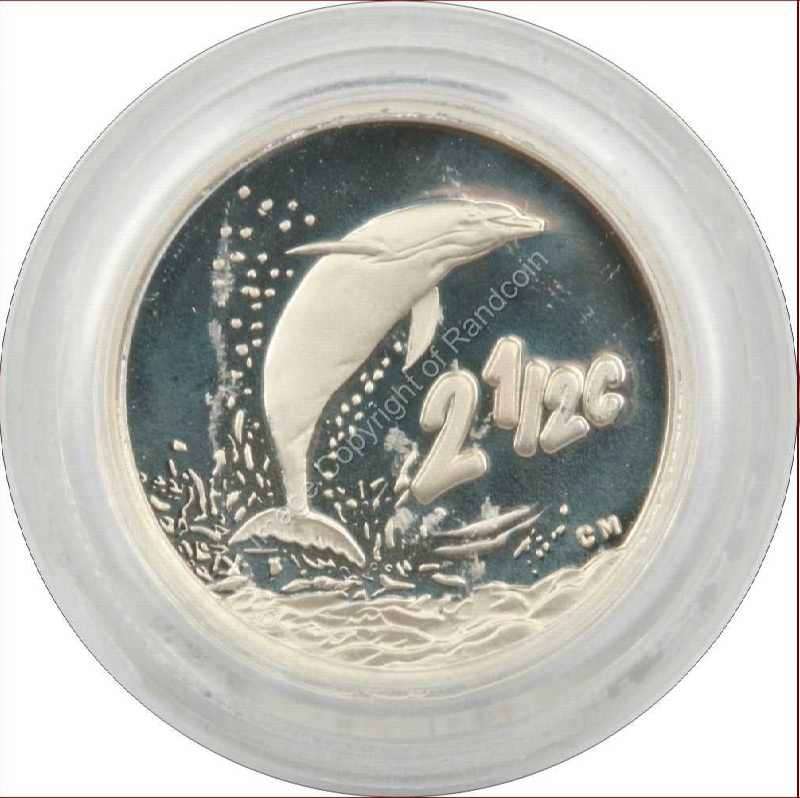 2001_Silver_2_Half_cent_Dolphin_coin_rev