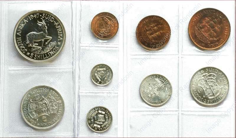 *#* 1947 SA Union Proof Set not in a box *#*