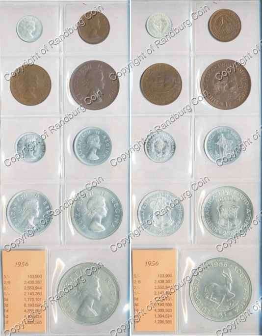 *#* 1956 SA Union Coins - as per images *#*