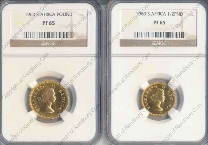 *#* 1960 NGC SLABBED PROOF GOLD PAIR PF 65 and PF 65 *#*