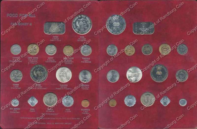 *#* International Coins - FAO Money Card 9 includes 2 silver coins *#*