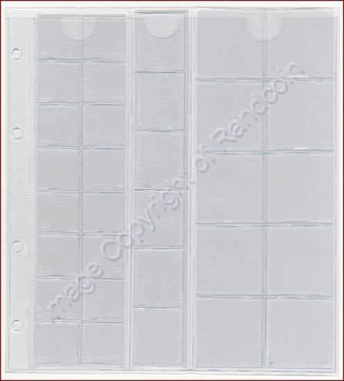 *#* Universal Coin Album A5 - Extra Pages. 32 Mixed Pocket Page *#*