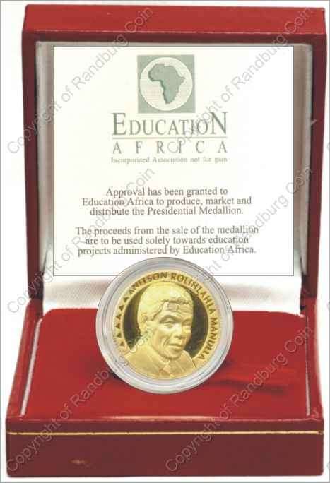 *#* Mandela FNB Tenth oz Gold Medallion Education *FREE SHIPPING!!!* *#*
