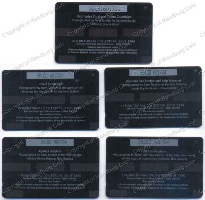 New_Zealnd_1996_Ocean_Odyssey_Series_Phone_Card_Set_Cards_rev