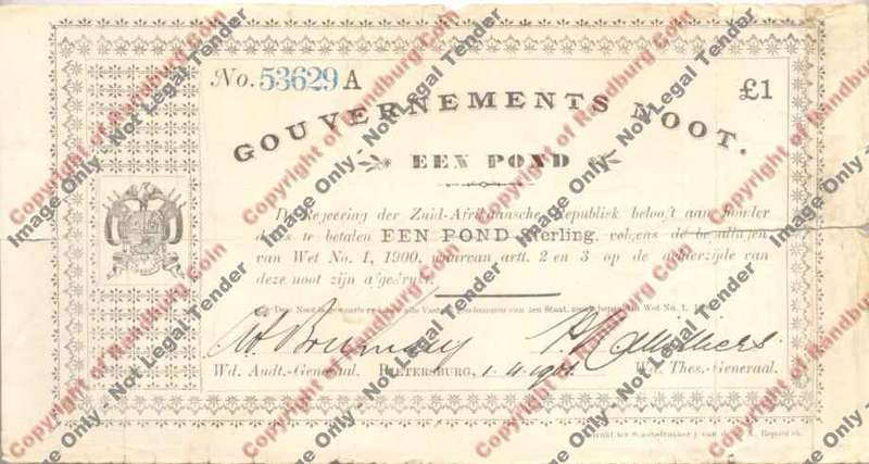 *#* Gouvernements Noot  Pietersburg Een Pond 1.4.1901 *#*