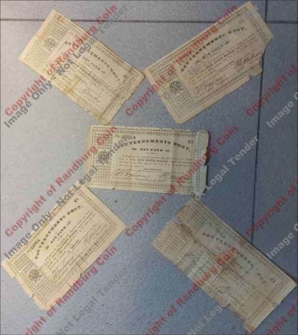 *#* Gouvernements Noote - Pietersburg - One Pond x 5 - winning bid gets all 5 notes *#*