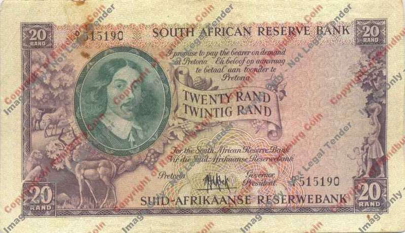 *#* MH DE KOCK - 4th Issue - Twenty Rand Eng/Afr - F - see descriptionr *#*