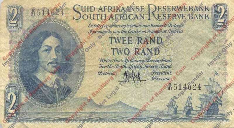 *#* MH DE KOCK - 4th Issue - Two Rand Afr/Eng - VF *#*