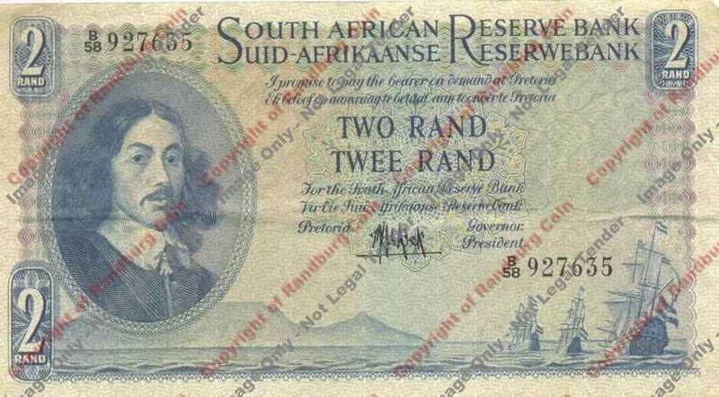 *#* MH DE KOCK - 4th Issue - Two Rand Eng/Afr - VF *#*