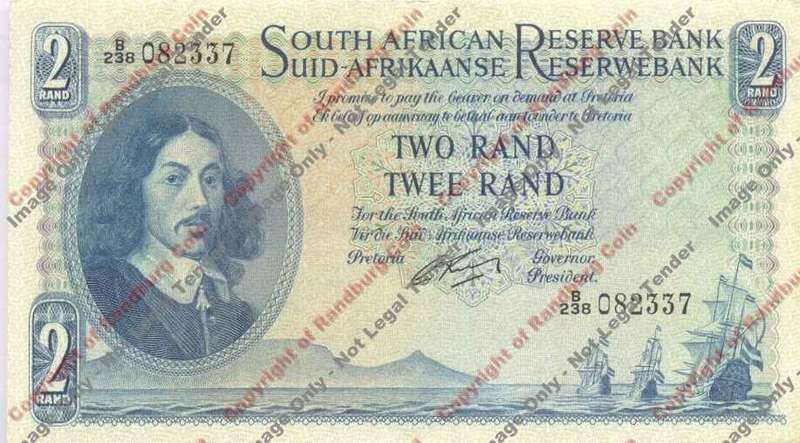 *#* G RISSIK - 1st Issue - 2 Rand Eng/Afr - EF+ *#*