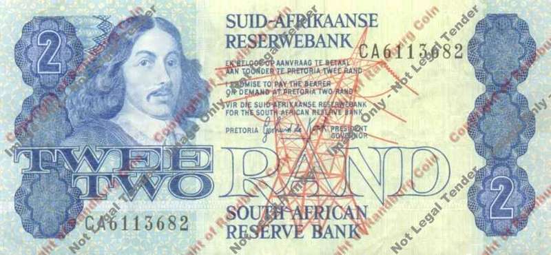*#* GPC De Kock 3rd Issue - Two Rand Note VF - reverse a bit dirty *#*