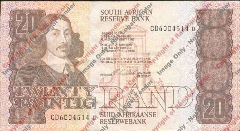 *#* CL Stals 1st Issue - Twenty Rand Note - VF *#*