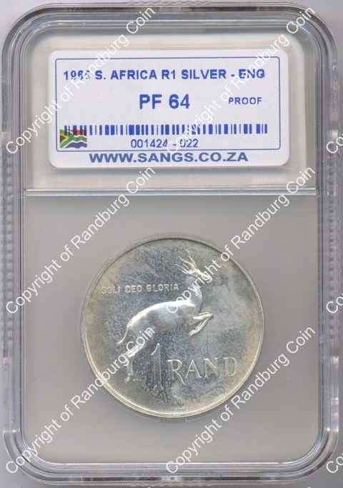 *#* 1965 SANGS SLABBED SILVER R1 English PF 64 *#*