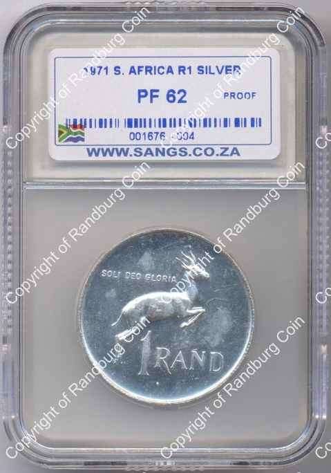 *#* 1971 SANGS SLABBED SILVER R1 PF62 *#*