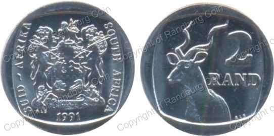 *#* SA Mint 1991 Proof R2 Coin ONLY - Mintage 11800 *#*