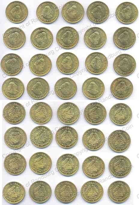*#* 1st Decimal - 20 UNC/AU - Half Cent Coins *#*
