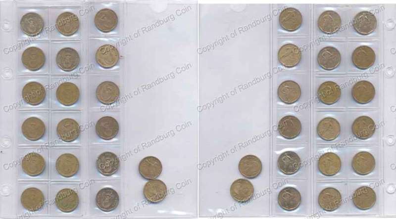 *#*SA Mint 20 x 2003 Cricket World Cup South Africa 50cents-in a plastic sleeve-winning bid gets all