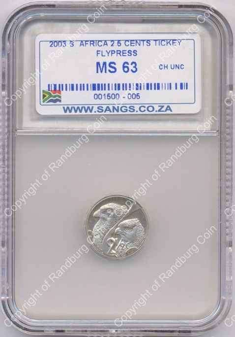 *#* WOW!! 2003 SILVER FLYPRESS TICKEY EAGLE CENT SANGS MS 63 - LOW Mintage 81 established!! *#*