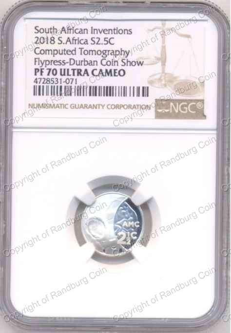 *#* 2018 Silver Flypress Tickey Cat Scan - DBN Mintmark NGC PF70 Ultra Cameo *#*