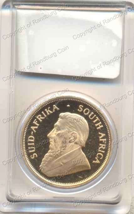 *#* 1968 Proof Krugerrand 1 oz - Fully Frosted - SAGCE Slab 96 Points in Original Box *#*