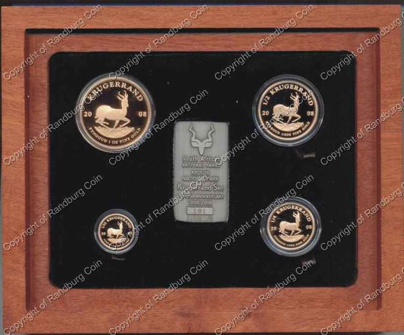 *#* 2008 Krugerrand Gold 110 year Kruger National Park Set *#*