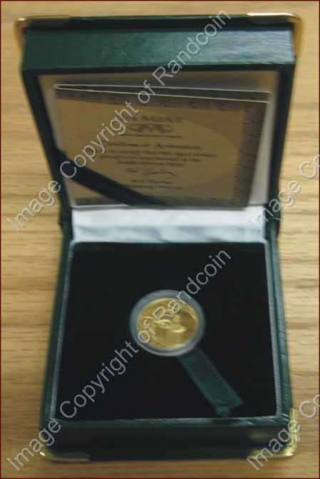 *#* 1999 SA Gold Natura Kudu One Tenth Ounce *#*