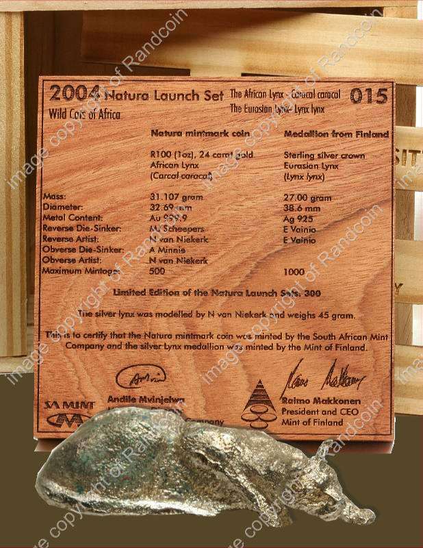 2004_Gold_Natura_Launch_Set_Caracal_Certificate
