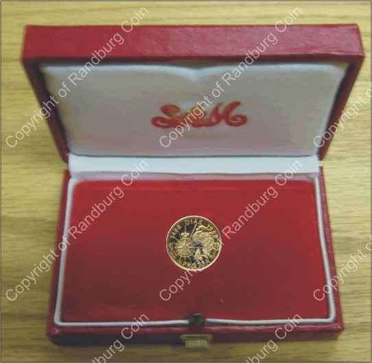 *#* 1988 Proof One Tenth oz Gold Protea Dias Mintage 2199 *#*