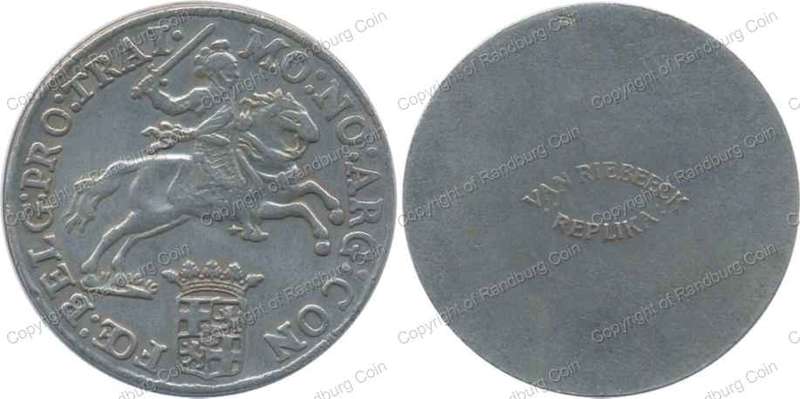*#* Van Riebeeck Netherlands Ducatoon Replica Coin *#*
